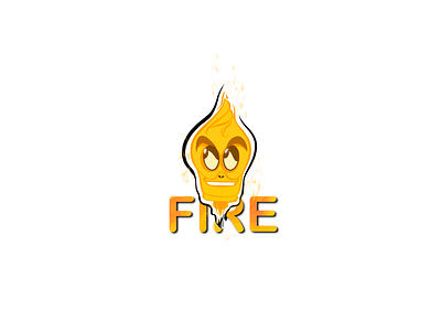 FIRE cartoon fire illustration logo mnemonic