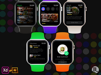 meals on wheels dailyui delivery app design food food app mobile mobile ui restaurant ui uidesign ux