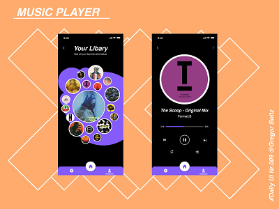 Music Player - Daily UI #009 app dailyui design music player ui