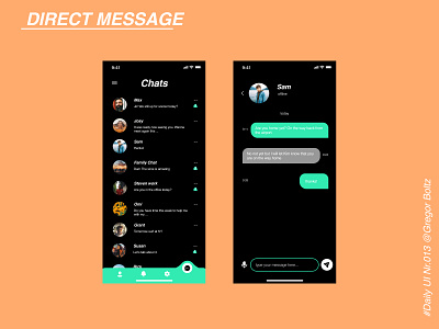 Direct Message - Daily UI #013