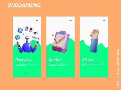 Onboarding - Daily UI #023