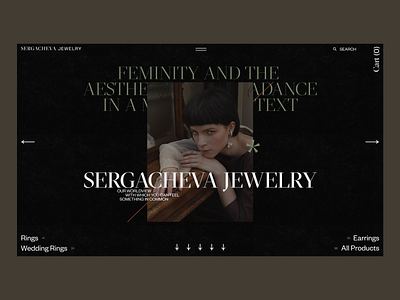 Sergacheva Jewelry / Concept #6 by Alexey Ivanov on Dribbble