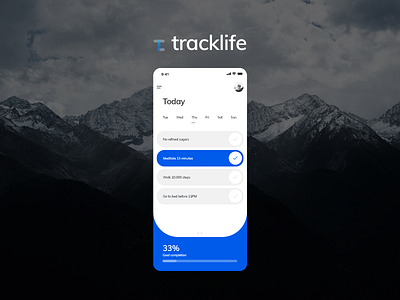 Tracklife App Design