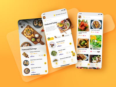 Ordering App app branding design food icon mobile ordering ui