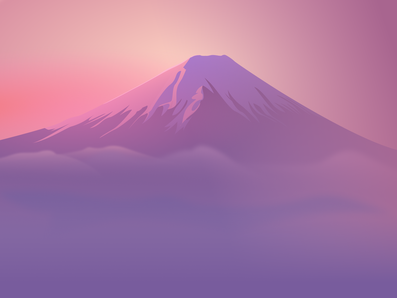 Fuji by Ivan De Nachtegaal on Dribbble