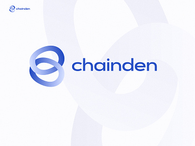 Chainden Logo v.2 branding clean deep blue deepblue design logo logo design minimal minimalist plain