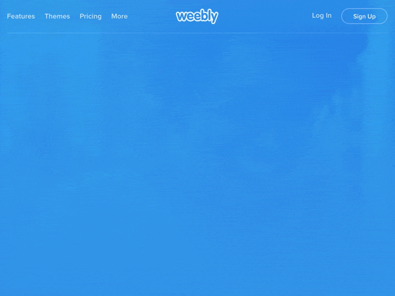 Weebly 4 Launch - New Homepage