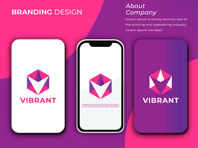 VIBRANT LOGO 01 01 creative logobrand logodesign