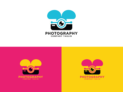 Photography logo design camera icon camera logo logo branding logodesign photography
