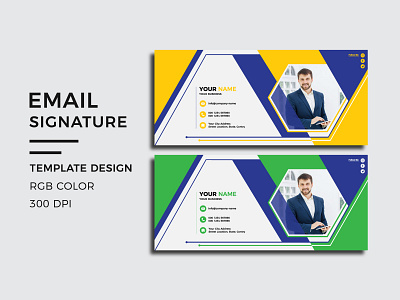 Creative Email Signature Template Design cretive graphic design responsive template