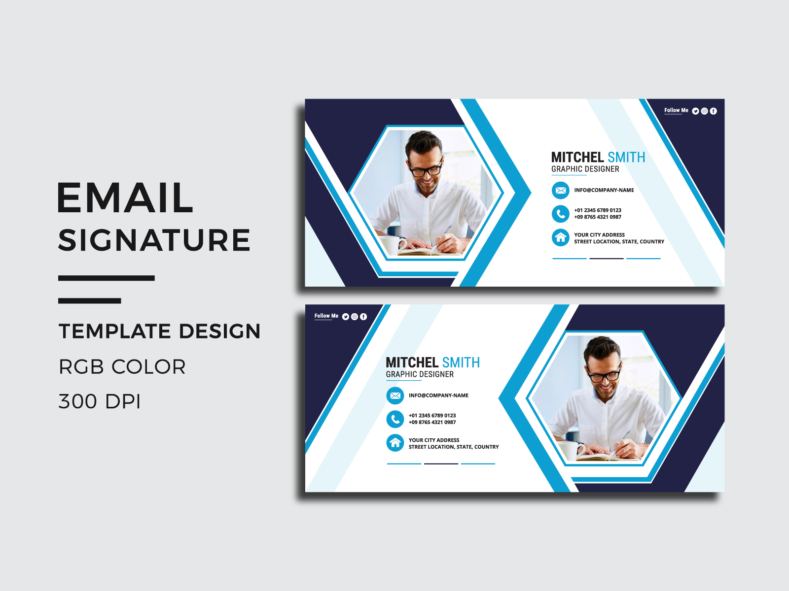 Business Email Signature Template Design by rayhanabir on Dribbble