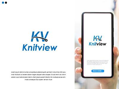 KnitView Cretive Latter Logo