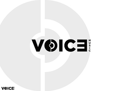 Voice music typography logo advisory alpha black latter logo logo type music music logo typography logo