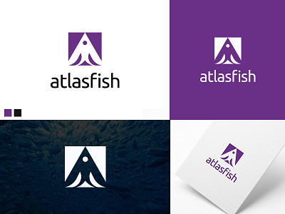 AtlasFish Brand Logo adobeillustrators atlasfish branding business creativelogo fishdidentity fishlogo graphic design lifestyle logobrand logodesinger logographic logomark luxurylogo minimalistlogo modernlogo monogramlogodesign professionallogo symbol