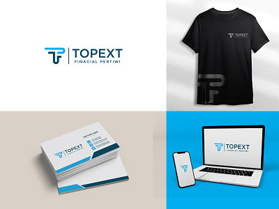 Topext Finacial Pertiwi brand logo branding business logo finacial finaciallogo graphic design latterlogo logoicon motion graphics textlogo