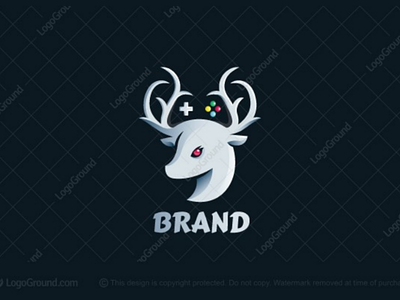 Deer Games Logo for sale