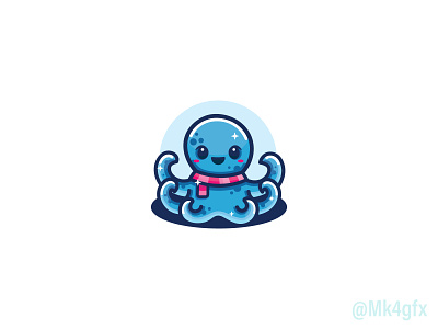 Cute Octopus Logo (for sale)