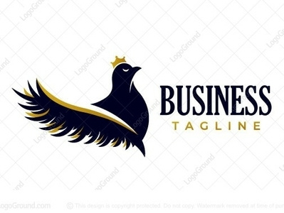 Eyelash bird logo for sale