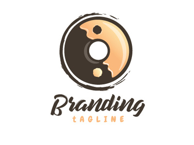 Yin and yang Doughnut t logo for sale