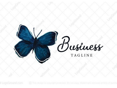 Watercolor butterfly logo for sale beautiful branding butterflies butterfly colorful colors elegant logo sale watercolor