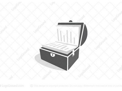 Knowledge treasure logo for sale abstract article author blog book books branding chest letter logo modern news newspaper paper reading treasure writing