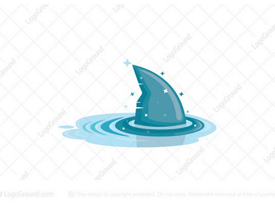 Wizard shark logo for sale branding fin fish hat logo logos magic magical marine ocean sea shark sparkle stars water wizard wizards