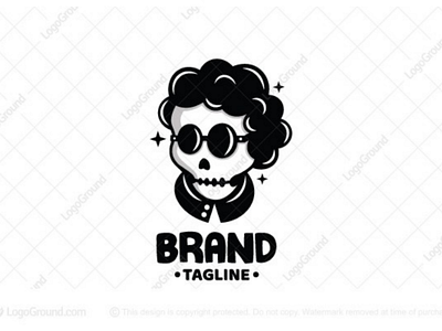 Cool skull logo for sale