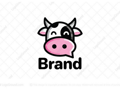 Cow chat logo (sold)