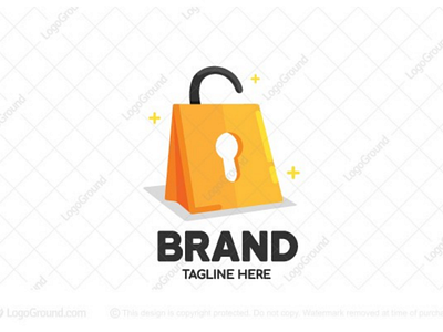 Shopping Lock Logo