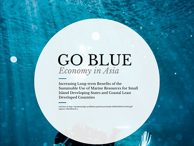 Blue Economy blue economy illustration website