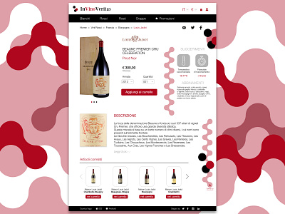 Daily UI #012 - Single item for an e-commerce wine shop 012 dailyui design ecommerce invinoveritas shop ui vector web website wine