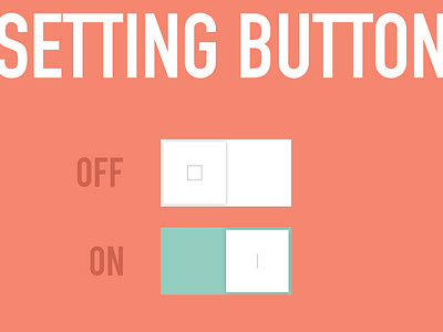 Daily UI #015 - ON/OFF switch button 015 button design buttons dailyui design flat ui vector