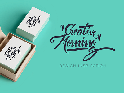 Creative Morning brushpen calligraphy color design flat handletters handtype illustration letters type