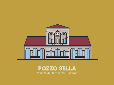 Pozzo Sella appliances color flat house icon ideas illustration line minimal pozzo sella strokes