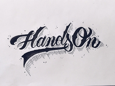 Hands On calligraphy handlettering handmade hands lettering letterist letters type typo vintage
