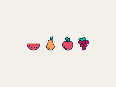 Fruits design dinner flat holidays icon icons illustration minimal spring