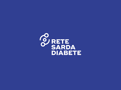 Rete Sarda Diabete brand brandidentity branding color flat logo minimal