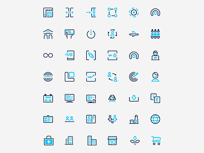Entando Iconset V2 design flat icon line minimal