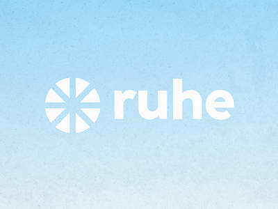 Ruhe logo logo meditation