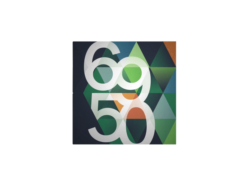 6950 Logo Animation animation branding design fold folded logo triangle