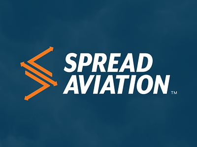 Spread Aviation Logo aviation branding design logo
