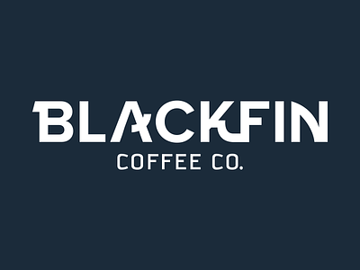 Blackfin Coffee Co. Logo coffee logo missile