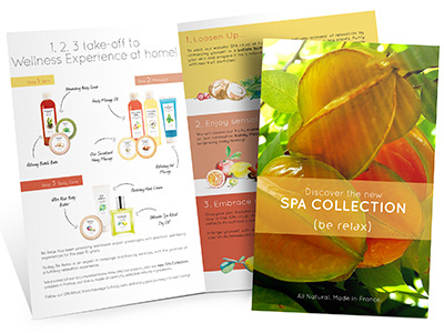 Spa Collection products brochure brochure cosmetics spa