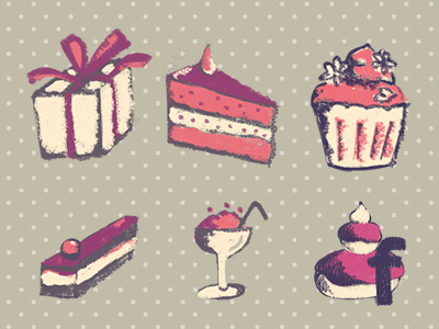 Cake Illustrtations cake illustration sweet