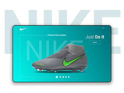 NIKE design ui ux web