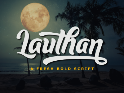 Lauthan | A Fresh Bold Script