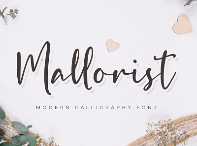 Mallorist calligraphy curly font font awesome font design lettering logotype script script font typography