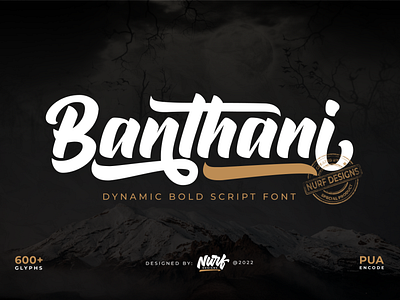 Bantani – Dynamic Bold Script Font