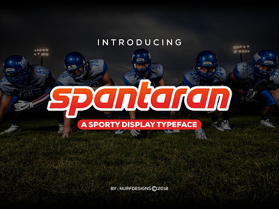 SPANTARAN Font branding design font font design futuristic font logo modern font sporty font