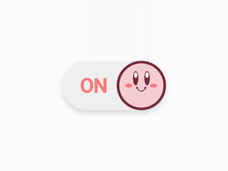 Daily UI #015 - On/Off Switch button dailyui design kirby switch switch button ui user interface